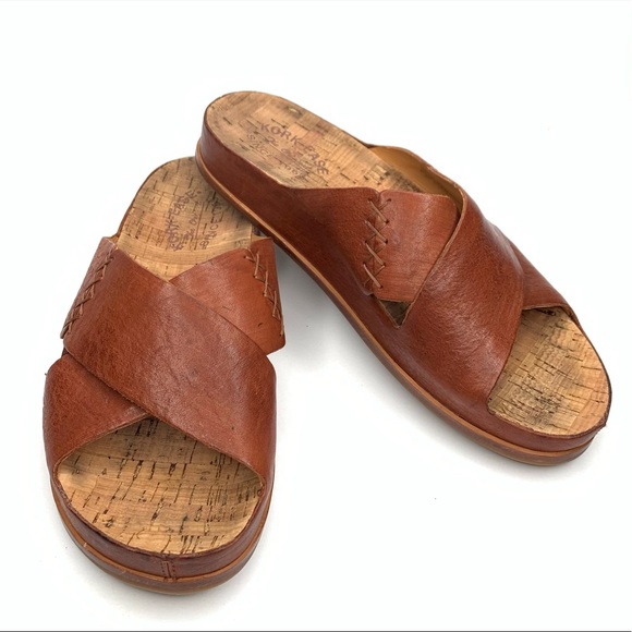 Kork-Ease | Shoes | Korkease Tutsi Crossband Sandals Tan Size 9 | Poshmark